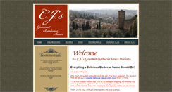 Desktop Screenshot of cjsbarbecue.net
